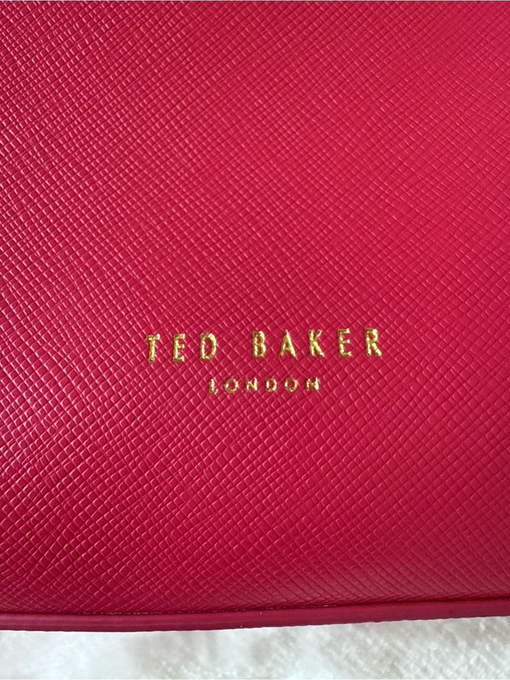 Ted Baker Women's Fuchsia Leather Angiee Bow Detail Mini Shoulder Bag Crossbody - Picture 6 of 13